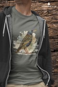 Szpak /Sturnus vulgaris/ - prezent dla ornitologa - Koszulka