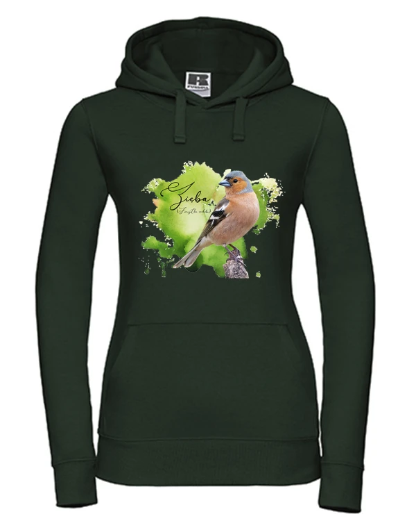 Zięba /Fringilla coelebs/ - prezent dla ornitologa - Bluza z kapturem / Bluza bez kaptura
