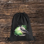 Wrona siwa /Corvus corone/ - prezent dla ornitologa - Worek-Plecak