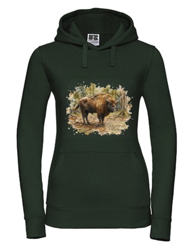 Żubr /Bos bonasus/- Bluza z kapturem / Bluza bez kaptura