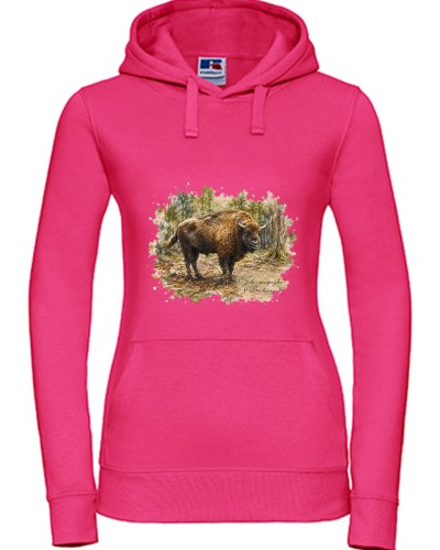 Żubr /Bos bonasus/- Bluza z kapturem / Bluza bez kaptura