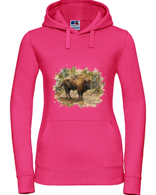 Żubr /Bos bonasus/- Bluza z kapturem / Bluza bez kaptura