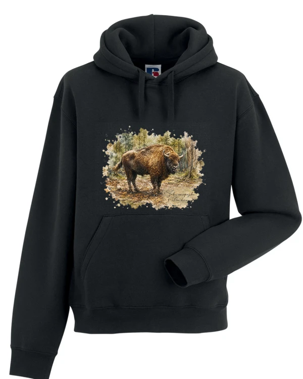 Żubr /Bos bonasus/- Bluza z kapturem / Bluza bez kaptura