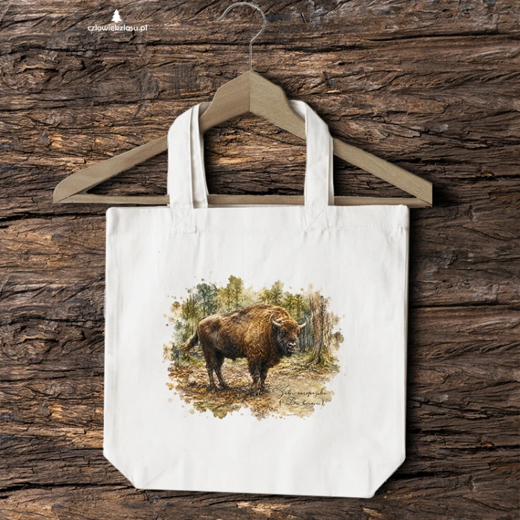 Żubr /Bison bonasus/ - Torba naturalna