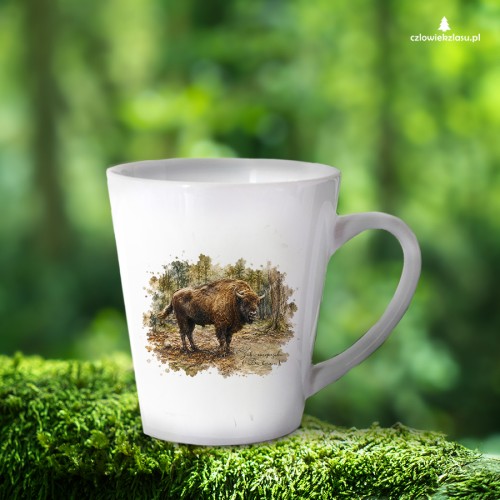 Żubr /Bos bonasus/ - Kubek latte