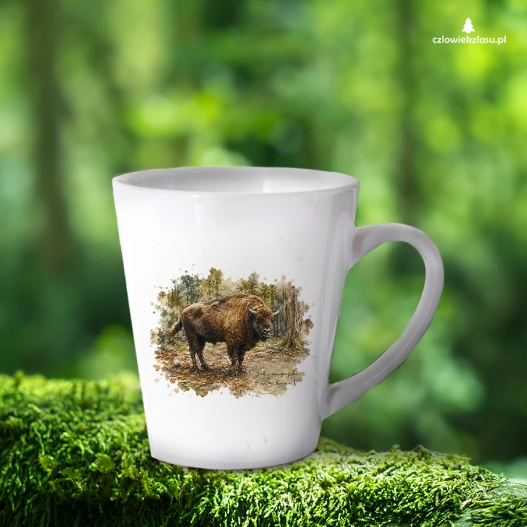 Żubr /Bos bonasus/ - Kubek latte