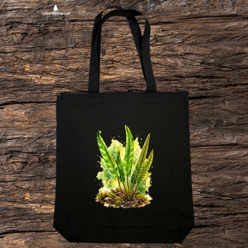 Języcznik zwyczajny /Asplenium scolopendrium/ - prezent dla botanika, prezent dla florysty, miłośnika roślin - Torba naturalna