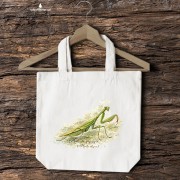 Modliszka zwyczajna /Mantis religiosa/ - prezent dla entomologa - Torba naturalna