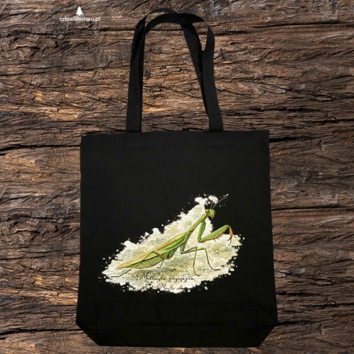 Modliszka zwyczajna /Mantis religiosa/ - prezent dla entomologa - Torba naturalna