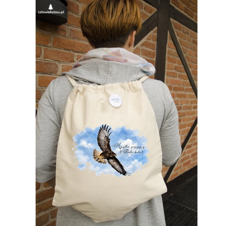 Myszołów (Buteo buteo)- prezent dla Ornitologa - Worek-Plecak