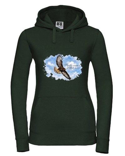 Myszołów (Buteo buteo) - prezent dla Ornitologa - Bluza z kapturem / Bluza bez kaptura