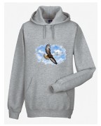 Myszołów (Buteo buteo) - prezent dla Ornitologa - Bluza z kapturem / Bluza bez kaptura
