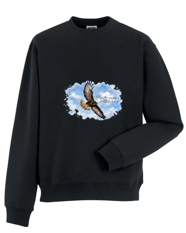 Myszołów (Buteo buteo) - prezent dla Ornitologa - Bluza z kapturem / Bluza bez kaptura