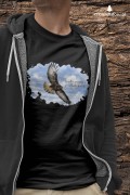 Myszołów (Buteo buteo) - prezent dla Ornitologa - koszulka damska/meska