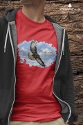 Myszołów (Buteo buteo) - prezent dla Ornitologa - koszulka damska/meska