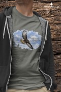 Myszołów (Buteo buteo) - prezent dla Ornitologa - koszulka damska/meska