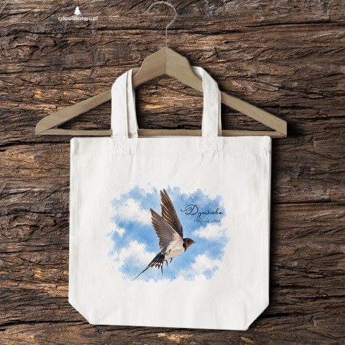 Dymówka /Hirundo rustica/ - prezent dla ornitologa - Torba naturalna