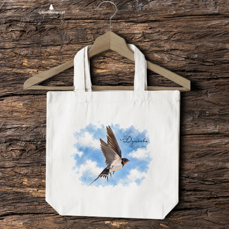 Dymówka /Hirundo rustica/ - prezent dla ornitologa - Torba naturalna