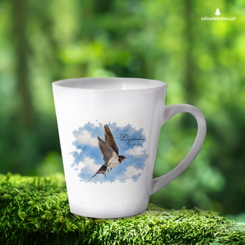Dymówka /Hirundo rustica/ - prezent dla ornitologa - Kubek latte