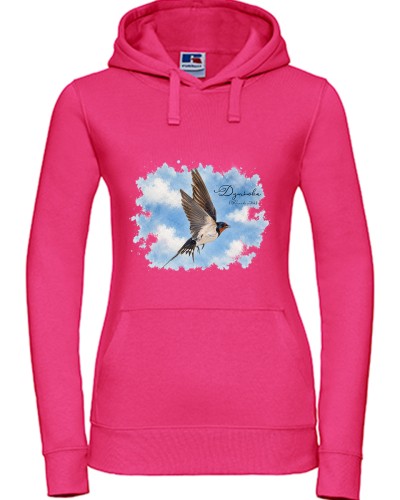 Dymówka /Hirundo rustica/ - prezent dla ornitologa - Bluza z kapturem / Bluza bez kaptura