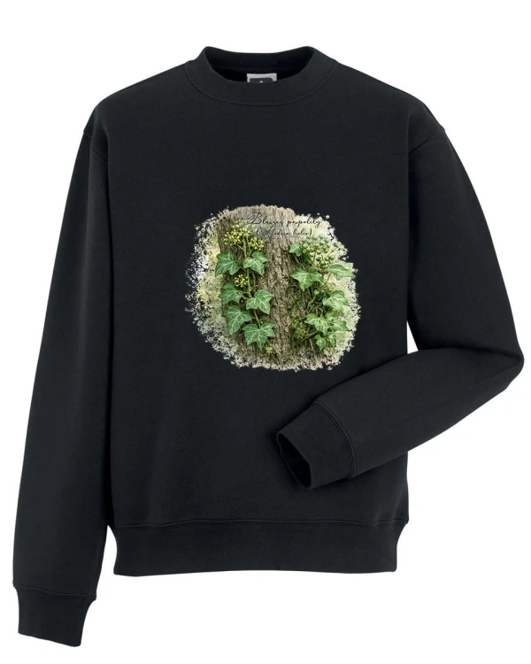 Bluszcz pospolity /Hedera helix/ - prezent dla botanika, prezent dla florysty, miłośnika roślin - Bluza z kapturem / Bluza bez kaptura