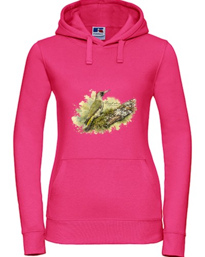 Dzięcioł zielony (Picus viridis) - prezent dla Ornitologa - Bluza z kapturem / Bluza bez kaptura