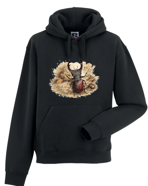 Jelonek rogacz /Lucanus cervus/ - prezent dla Entomologa - Bluza z kapturem / Bluza bez kaptura
