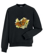 Rusałka ceik /Polygonia c-album/ - prezent dla Lepidopterologa, prezent dla entomologa - Bluza z kapturem / Bluza bez kaptura