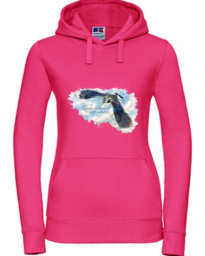 Czajka zwyczajna /Vanellus vanellus/ 2 - prezent dla ornitologa - Bluza z kapturem / Bluza bez kaptura
