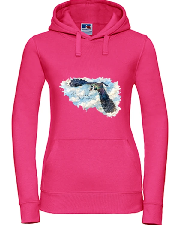 Czajka zwyczajna /Vanellus vanellus/ 2 - prezent dla ornitologa - Bluza z kapturem / Bluza bez kaptura
