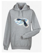 Czajka zwyczajna /Vanellus vanellus/ 2 - prezent dla ornitologa - Bluza z kapturem / Bluza bez kaptura