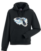 Czajka zwyczajna /Vanellus vanellus/ 2 - prezent dla ornitologa - Bluza z kapturem / Bluza bez kaptura