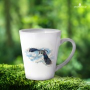 Czajka zwyczajna /Vanellus vanellus/ 2 - prezent dla ornitologa - Kubek latte