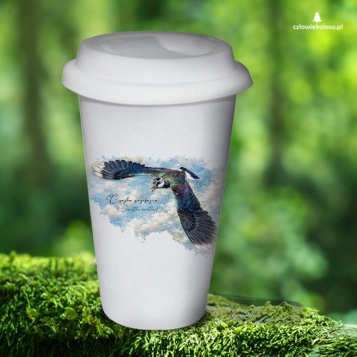 Czajka zwyczajna /Vanellus vanellus/ 2 - prezent dla ornitologa - Tumbler