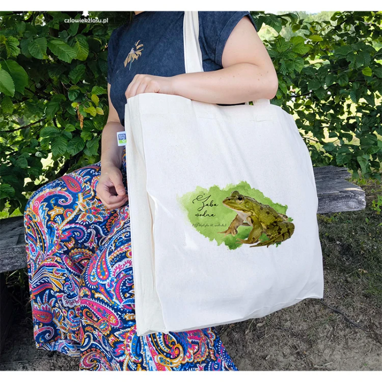 Żaba wodna /Pelophylax kl. esculentus/ - prezent dla herpetologa - duża torba premium