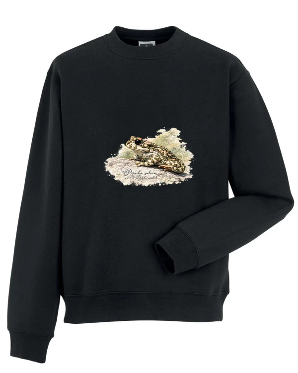 Ropucha zielona - /Bufotes viridis/ - Prezent dla herpetologa - Bluza bez kaptura tylko na zamówienie