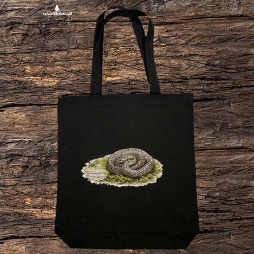 Gniewosz plamisty /Coronella austriaca/ - Torba z wężem - Prezent dla herpetologa - Torba naturalna