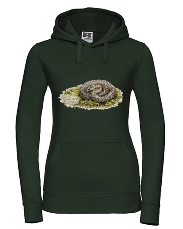 Gniewosz plamisty /Coronella austriaca/ - Bluza z wężem - Prezent dla herpetologa - Bluza