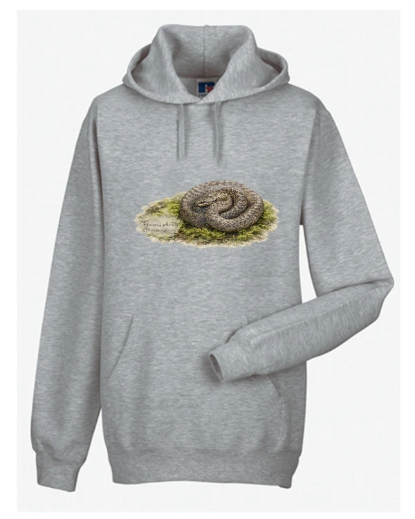 Gniewosz plamisty /Coronella austriaca/ - Bluza z wężem - Prezent dla herpetologa - Bluza