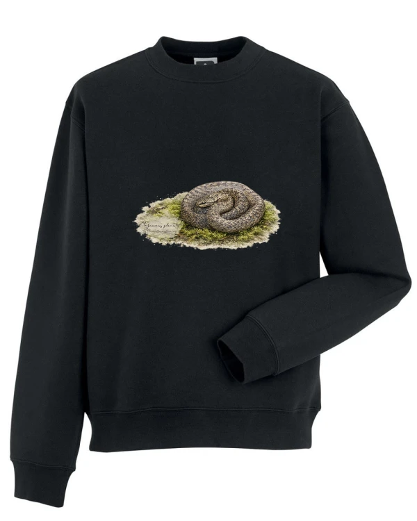Gniewosz plamisty /Coronella austriaca/ - Bluza z wężem - Prezent dla herpetologa - Bluza