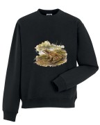 Żaba trawna /Rana temporaria/ – prezent dla herpetologa - Bluza z kapturem / Bluza bez kaptura