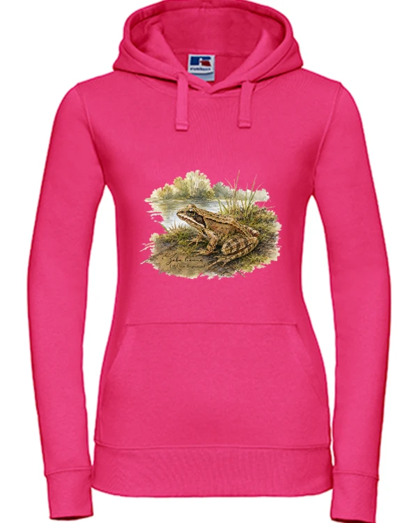 Żaba trawna /Rana temporaria/ – prezent dla herpetologa - Bluza z kapturem / Bluza bez kaptura