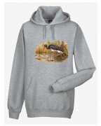 Bocian czarny /Ciconia nigra/ - prezent dla ornitologa - Bluza z kapturem / Bluza bez kaptura