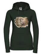Puszczyk uralski / Strix uralensis / - prezent dla ornitologa - Bluza z kapturem / Bluza bez kaptura