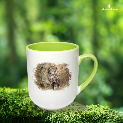 Puszczyk uralski / Strix uralensis / - prezent dla ornitologa - Kubek coffee
