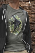 Skalar czarny /Pterophyllum scalare/ - Ryba - prezent dla Akwarysty - Koszulka damska / męska