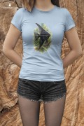 Skalar czarny /Pterophyllum scalare/ - Ryba - prezent dla Akwarysty - Koszulka damska / męska