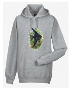 Skalar czarny /Pterophyllum scalare/ - Bluza z kapturem / Bluza bez kaptura