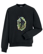 Skalar czarny /Pterophyllum scalare/ - Bluza z kapturem / Bluza bez kaptura