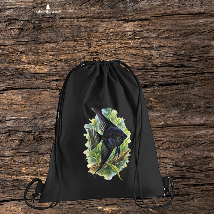 Skalar czarny /Pterophyllum scalare/ - Worek-Plecak
